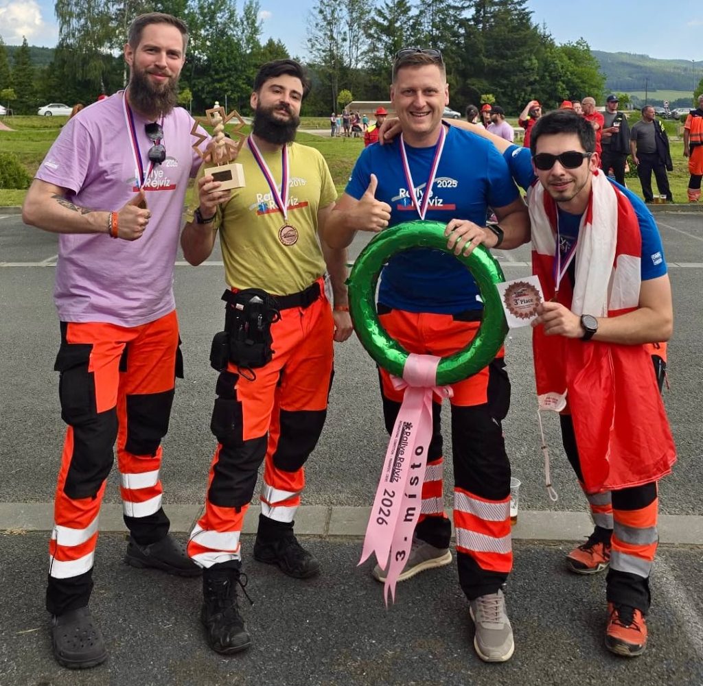 Zespół Krakowskiego Pogotowia Ratunkowego stanął na podium w Czechach