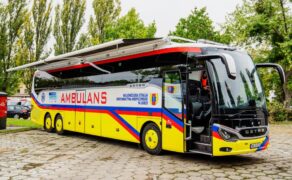 Już jest – największy ambulans w Polsce właśnie zameldował się w Łodzi